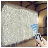 6m Curtain LED String Lights Garland USB...