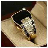 Classic Men's Ring Fashion Metal Gold Color...