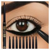 9PCS Long-Lasting Waterproof Black Eyeliner...
