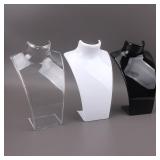 Acrylic Portrait Model Jewelry Display Stand -...