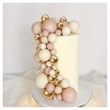 A set of 17pcs of 3-color cake decoration...