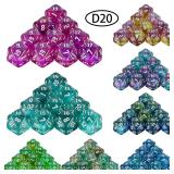 20 Sided Mixed Colours Polyhedral Dice D20...