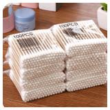 500pcs Double Head Wood Cotton Swab Nose Ears...