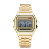 F91W Non-Waterproof Steel Band Watch For Women,...