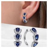 Crystal-Like Synthetic Gemstone Embellished...