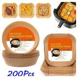 200Pcs round Air Fryer Baking Paper Non-Stick...