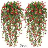 3pcs, Artificial Hanging Plants Fake Hanging...