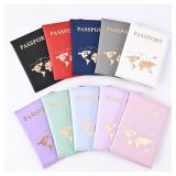 Fashion Passport Protective Cover World Pattern...