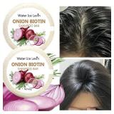 Onion & Biotin Shampoo Bar - 60g, Suitable for...