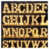 Alphabet Letter LED Lights Luminous Number Lamp...