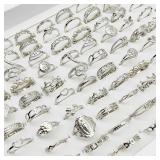 30pcs/Lot Mix Style Pearl silver plated Color...