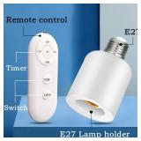 E27 60W Wireless Remote Control Smart Timer...