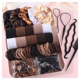 1109pcs Women Dark Hair Accessories Set Elastic...