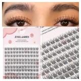 Easy-To-Apply False Eyelash Set, Thick Cartoon...