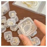 30 Pcs Mini PP Plastic Square Box Jewelry...