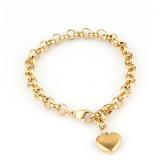 316L Stainless Steel Heart Bracelet For Women...