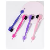 4pcs edge control brush comb, used for combing...