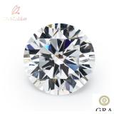 IsRabbit Real Moissanite Round Brilliant Cut...