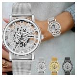 Fashion Top Women Hollow Skeleton Faux...