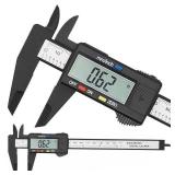 Electronic Digital Caliper Carbon Fiber Dial...