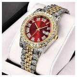 Mens Hip Hop Watch VintagInspired Retro Quartz...