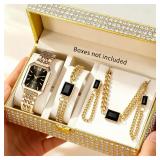 5PCS/Set Elegant Rectangle Women Watches...