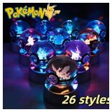 1pc Pokemon Crystal Ball Pikachu Gengar Eevee...