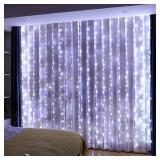USB-6Mx3M 600LEDs Curtain LED String Lights...