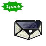 1Pcs 100 LED Wall Lights Outdoor Solar Lamp PIR...