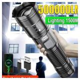 Super Bright Flashlight Built-in Battery USB C...