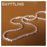 925 Sterling silver plated 75cm Exquisite...