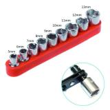 9pc 5-13mm Hexagonal Sleeve Head Xiaofei 6.35mm...