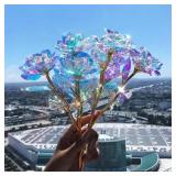 18cm Golden Rose Flower Valentine Day Gift...