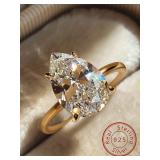 925 Sterling silver plated 1-4 CT Simple...