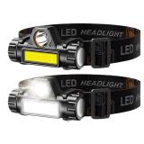 Rechargeable COB LED USB Headlamp Strong...