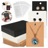 50pcs Blank Necklace Earring Jewelry Cards