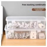 Transparent Data Cable Organizer Case...