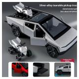 1:36 Cybertruck Toys Off Road Vehicle Die Cast...