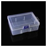 Clear Plastic Box Rectangular Screwdrivers Bits...