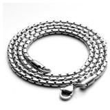 HNSP Stainless Steel Chain Metal Pendant...