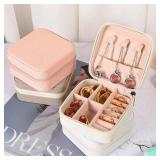 Mini jewelry storage box portable family travel...