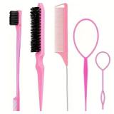 10 pcs Hairdressing Tools Pointed Tail Comb...
