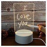 Diy Notepad LED Drawing Board Glowing Acrylic...