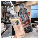 700ml Elegant Leakproof Water Bottle with Time...