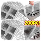 200pcs Disposable Shower Drain Hair Catcher...