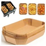 100pcs Disposable Air Fryer Paper Rectangle...