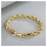Gorgeous 18k Gold 925 Sterling silver plated4MM...