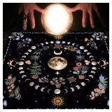 1PC Moonlight Flower Tarot Card Table Cloth,...