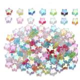 100Pcs/Lot AB Color Acrylic Star Beads Loose...