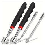 Telescopic magnet picking tool for hard to...